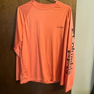 Men’s Columbia, long sleeve, fishing shirt, size medium